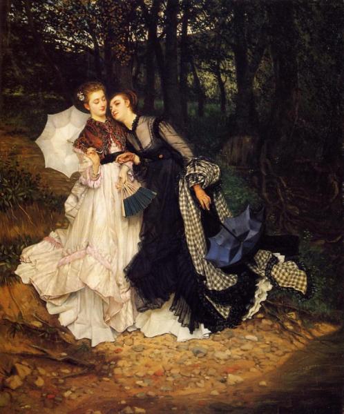 The Confidence by James Tissot Oil Painting Reproductions