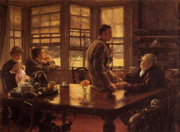 The Prodigal Son In Modern Life: The Departure by James Tissot