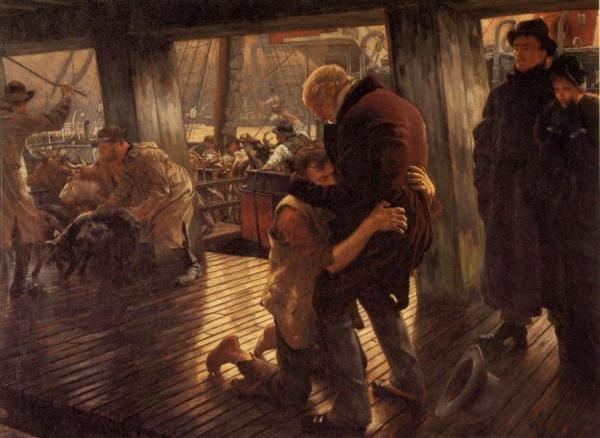 The Prodigal Son In Modern Life: The Return by James Tissot