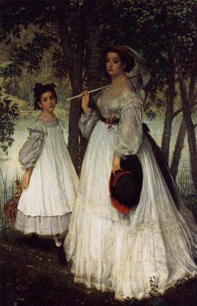 The Two Sisters, Portrait by James Tissot