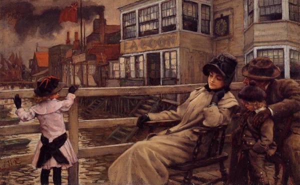 Waiting For The Ferry by James Tissot