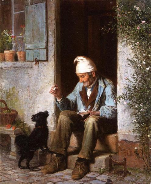 The Little Beggar by James Wells Champney