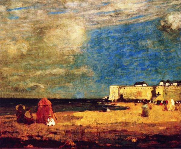 The Beach, Saint-malo by James Wilson Morrice Oil Painting Reproductions