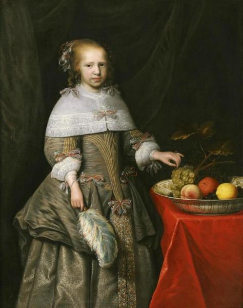 Portrait Of A Girl by Jan Albertsz Rotius