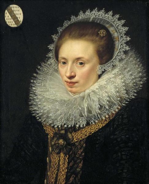 Portrait Of Judith Langley by Jan Anthonisz Van Ravesteyn Oil Painting Reproductions