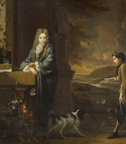 A Gentleman Receiving A Letter by Jan Baptist Weenix