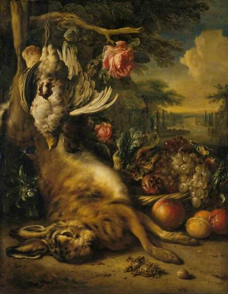 Dead Hare And Still Life by Jan Baptist Weenix
