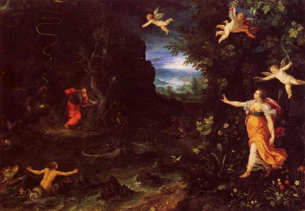 Circe And Ulysses by Jan Bruegel The Elder
