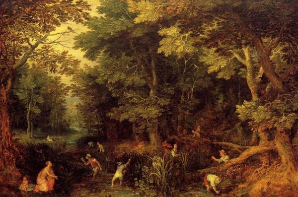 Leto And The Lycean Peasants by Jan Bruegel The Elder