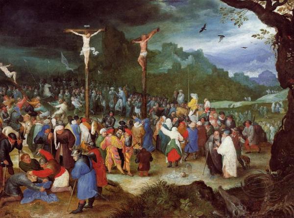 The Crucifixion by Jan Bruegel The Elder