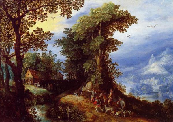 The Return From The Hunt by Jan Bruegel The Elder