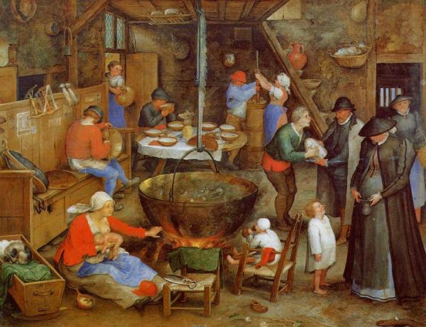The Visit To The Farm by Jan Bruegel The Elder