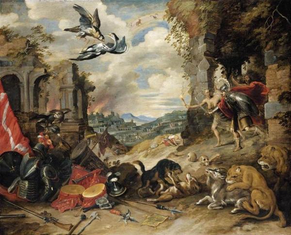 Allegory Of War by Jan Brueghel The Younger