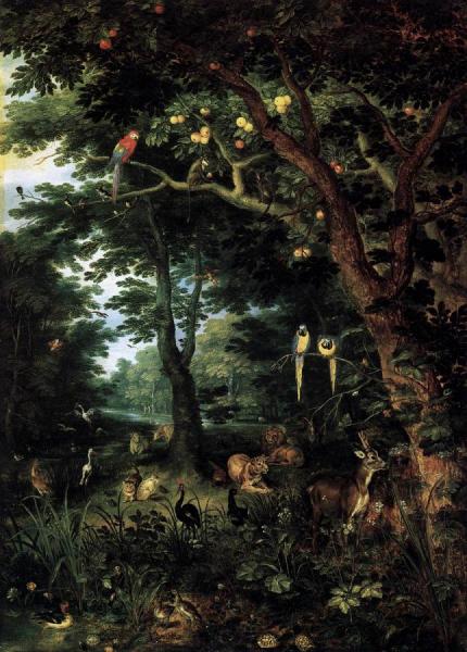 Paradise by Jan Brueghel The Younger