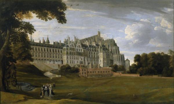 The Royal Palace In Brussels by Jan Brueghel The Younger