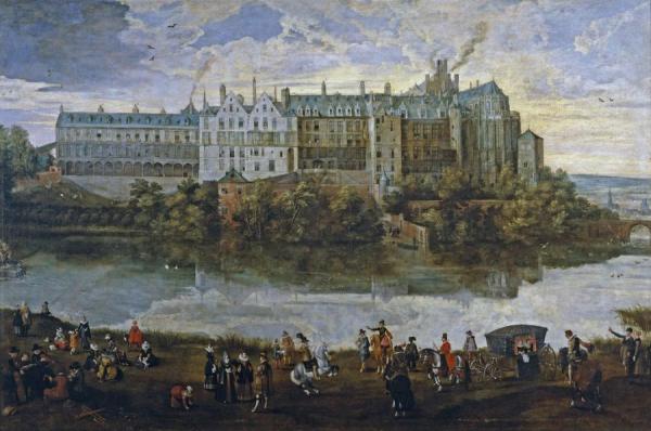 The Royal Palace In Brussels by Jan Brueghel The Younger