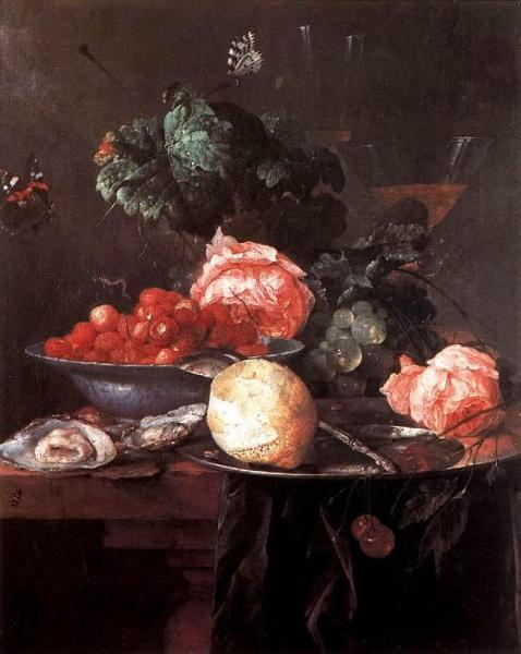 Still-life With Fruits by Jan Davidsz De Heem