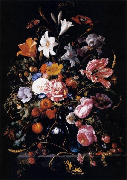 Vase With Flowers by Jan Davidsz De Heem