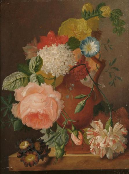 Still Life Of Flowers by Jan Frans Van Dael