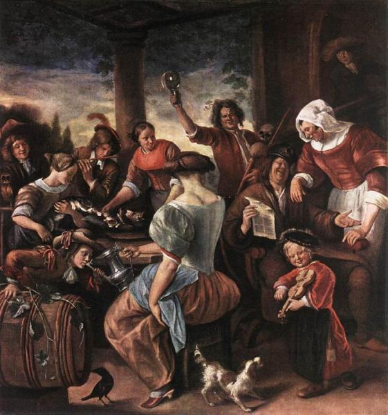 A Merry Party by Jan Havicksz Steen