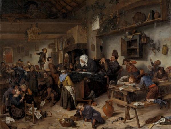 A School For Boys And Girls by Jan Havicksz Steen