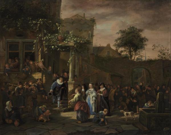 A Village Wedding by Jan Havicksz Steen