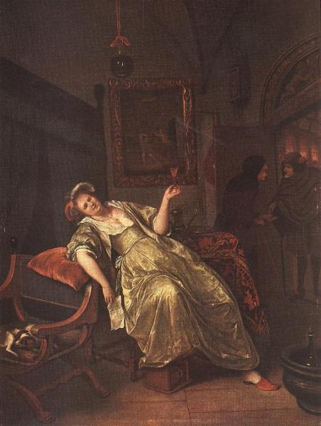 Arrival Of A Visitor by Jan Havicksz Steen