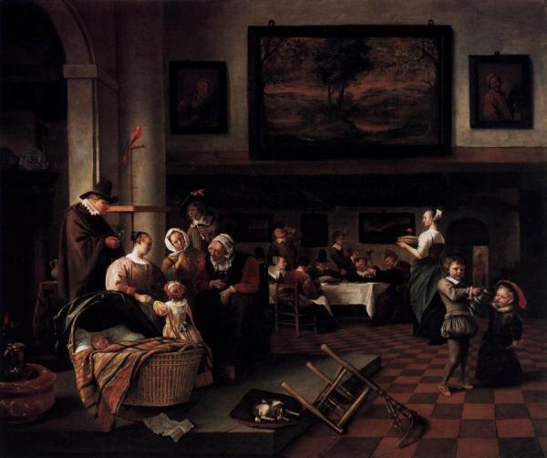 Baptism by Jan Havicksz Steen
