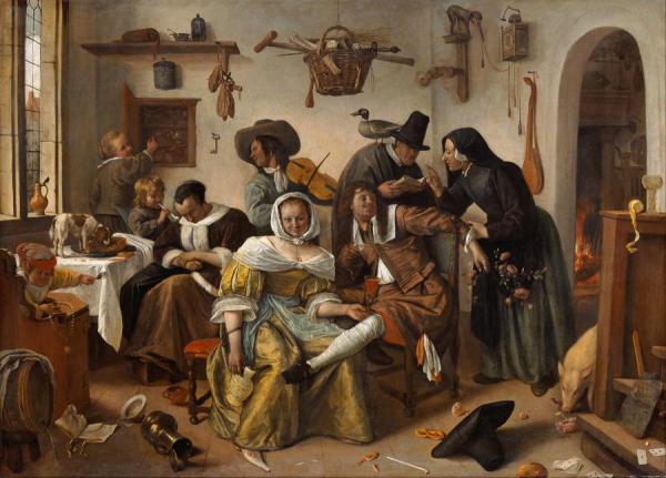 Beware Of Luxury by Jan Havicksz Steen