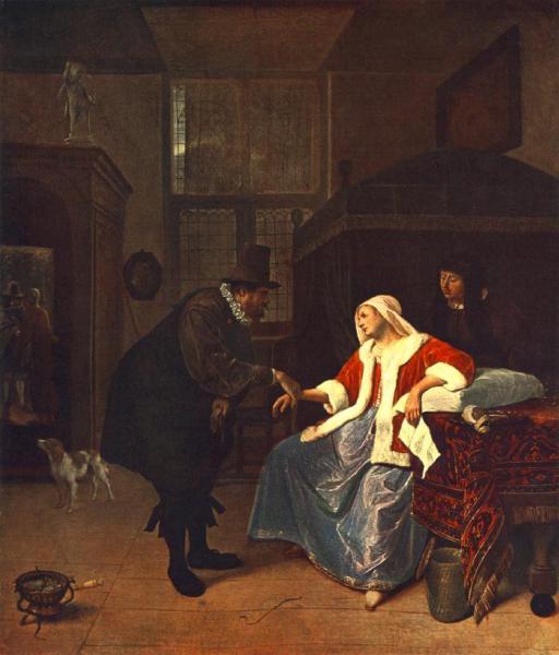 Love Sickness by Jan Havicksz Steen