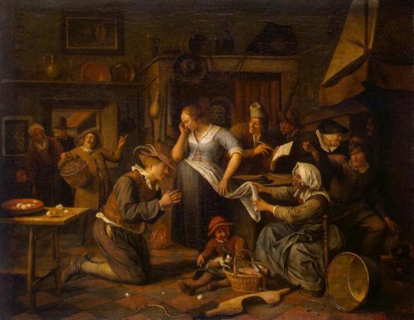 Marriage Contract by Jan Havicksz Steen