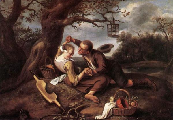 Merry Couple by Jan Havicksz Steen