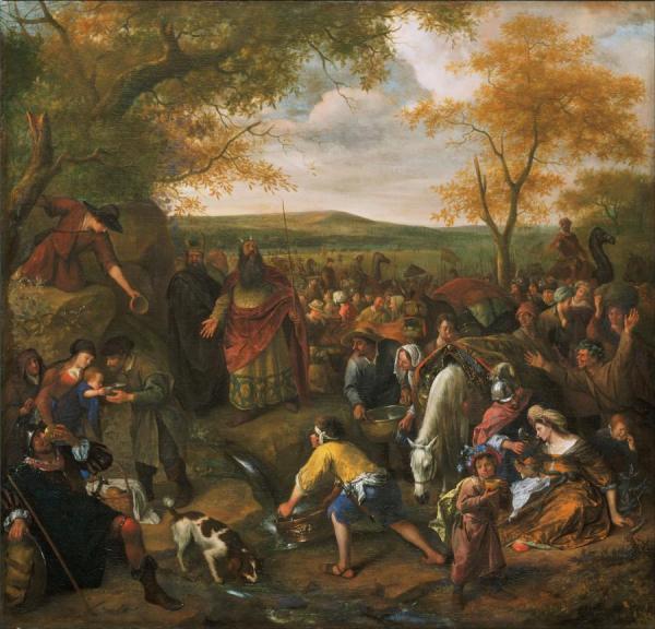 Moses Striking The Rock by Jan Havicksz Steen