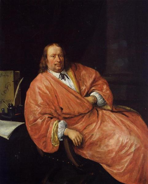 Portrait Of Gerrit Gerritsz Schouten by Jan Havicksz Steen