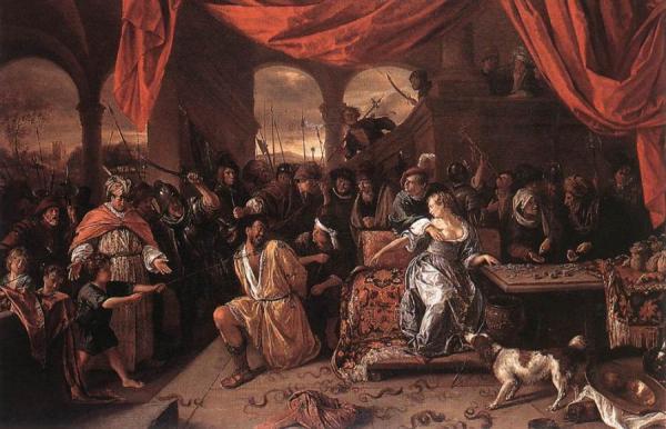 Samson And Delilah by Jan Havicksz Steen