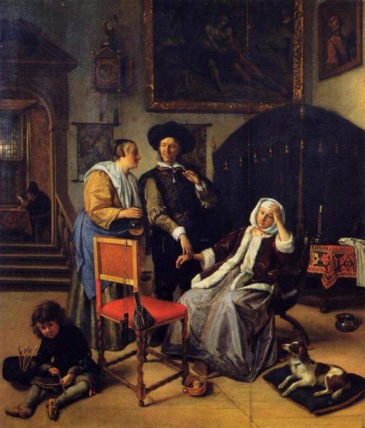 The Doctor's Visit by Jan Havicksz Steen