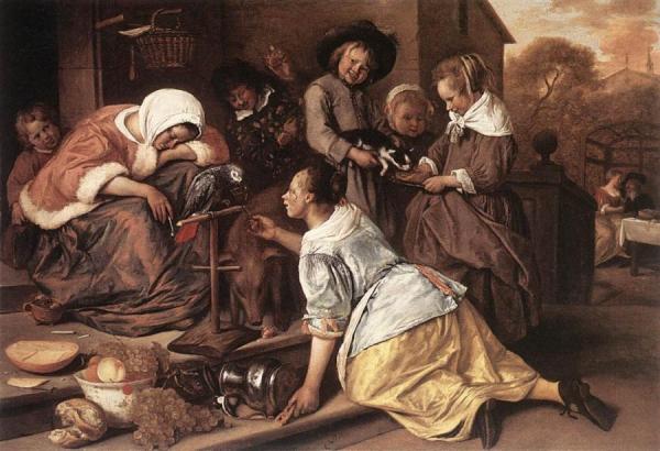 The Effects Of Intemperance by Jan Havicksz Steen