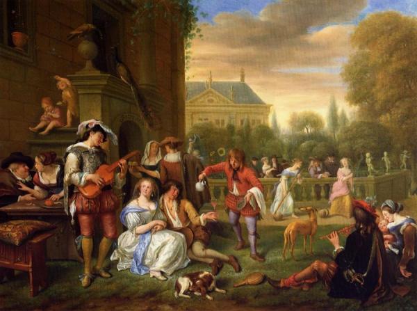 The Garden Party by Jan Havicksz Steen