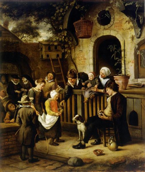 The Little Alms Collector by Jan Havicksz Steen