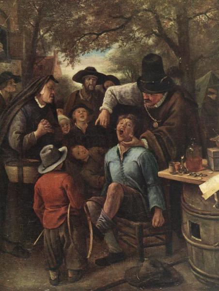 The Quackdoctor by Jan Havicksz Steen