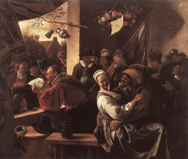The Rhetoricians - "in Liefde Vrij" by Jan Havicksz Steen