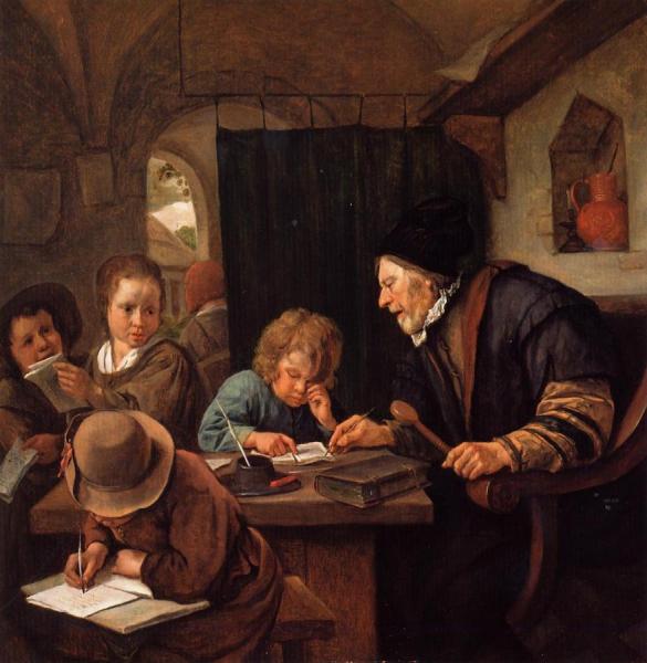 The Severe Teacher by Jan Havicksz Steen