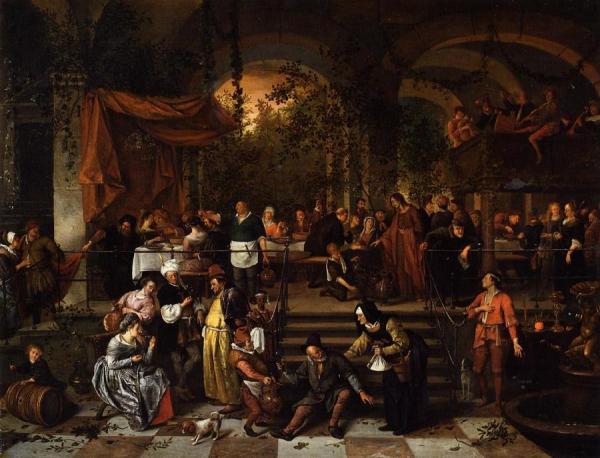 Jan Havicksz Steen The Wedding Feast At Cana