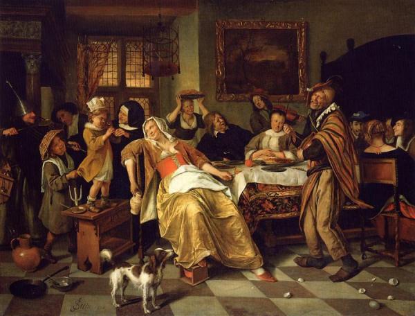 Twelfth Night by Jan Havicksz Steen