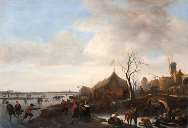 Winter Landscape by Jan Havicksz Steen