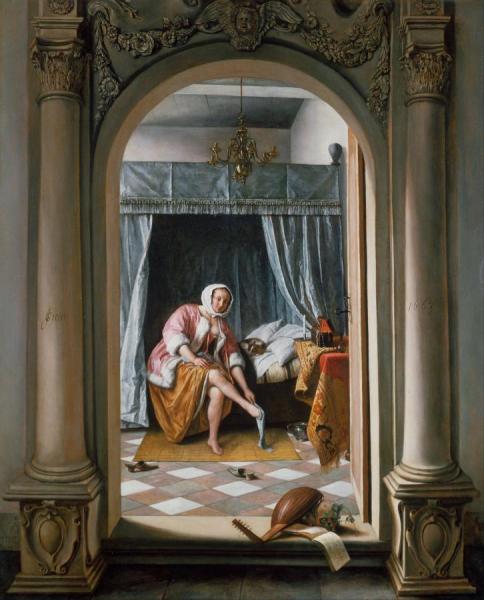 Woman At Her Toilet by Jan Havicksz Steen