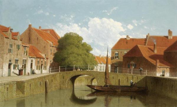 A View Of Amersfoort by Jan Hendrik Weissenbruch