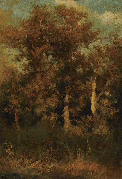 Berkenbosch by Jan Hendrik Weissenbruch