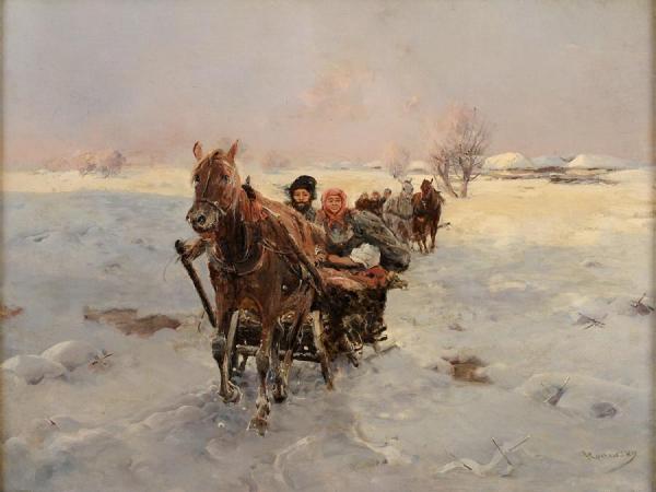Sleigh Ride by Jan Konarski
