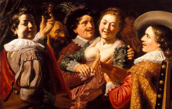 Allegory Of The Five Senses by Jan Lievens Oil Painting Reproductions